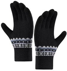 Женские зимние перчатки К78, черные цена и информация | Женские перчатки | kaup24.ee