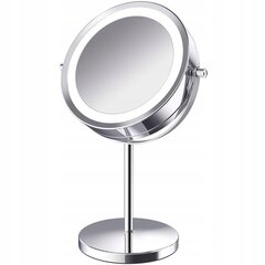 Косметическое зеркало с LED-подсветкой, 15 см цена и информация | Косметички, косметические зеркала | kaup24.ee
