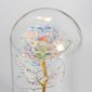 LED Kristallroos kuplis 21 cm цена и информация | Uinuvad roosid, taimed | kaup24.ee