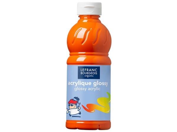 Akrüülvärv Glossy 201, 500ml, oranz hind ja info | Kunstitarbed, voolimise tarvikud | kaup24.ee