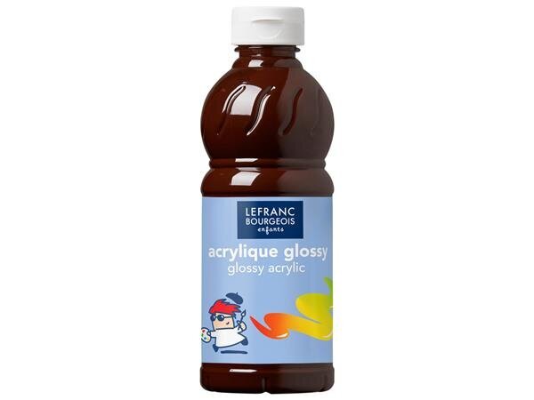 Akrüülvärv Glossy 500ml 116 chocolate hind ja info | Kunstitarbed, voolimise tarvikud | kaup24.ee