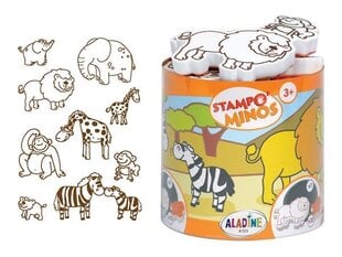 Templite komplekt Aladine Stampo Minos 10tk Savanna + templipadi must hind ja info | Kunstitarbed, voolimise tarvikud | kaup24.ee