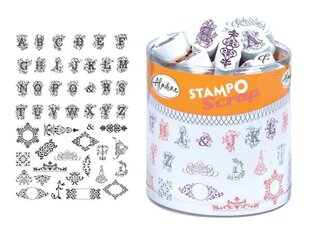 Templite komplekt Aladine Creative Stamp 48tk Arabesque + templipadi must hind ja info | Kunstitarbed, voolimise tarvikud | kaup24.ee