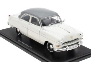 Opel Kapitän – 1954 White 24P011 Hachette 1:24 hind ja info | Mudelautode kollektsioneerimine | kaup24.ee