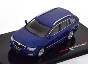 Skoda superb II 3T Station Wagon 2008 Blue Metallic IXO 1:43 CLC470N hind ja info | Mudelautode kollektsioneerimine | kaup24.ee