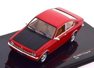 Opel Kadett C Coupe SR 1976 Red/Matt Black IXO 1:43 CLC490N цена и информация | Коллекционные модели автомобилей | kaup24.ee