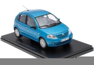 CITROEN C3 EXCLUSIVE 2002 Blue Metallic CIT032 HACHETTE 1:24 цена и информация | Коллекционные модели автомобилей | kaup24.ee