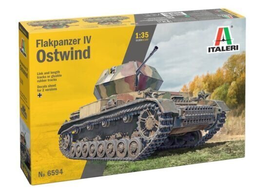 Flakpanzer IV Ostwind 6594 Italeri 1:35 hind ja info | Mudelautode kollektsioneerimine | kaup24.ee