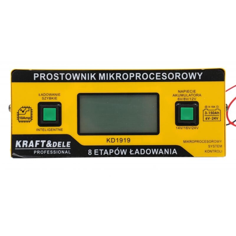 Mikroprotsessor akulaadija, 6-24V, 10A hind ja info | Auto akulaadijad | kaup24.ee