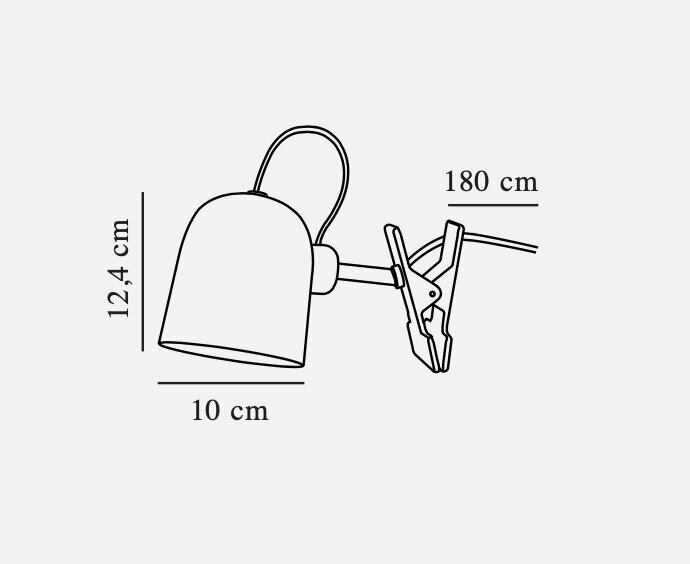 Nordlux Klambrilamp Angle 2220362001 цена и информация | Seinavalgustid | kaup24.ee