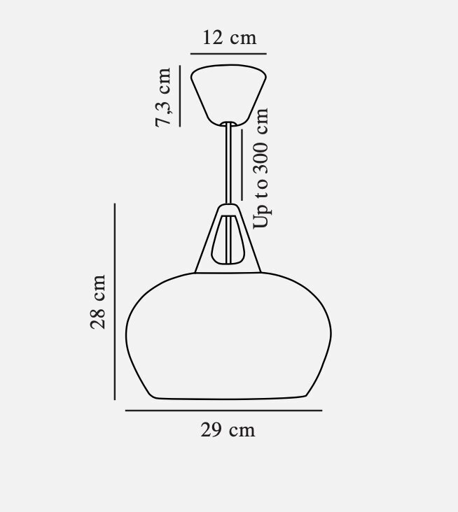 Nordlux rippvalgusti Belly 45053003 hind ja info | Rippvalgustid | kaup24.ee