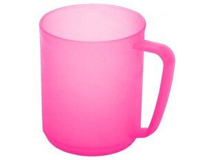 Pastikust tops Plast Team 350 ml, roosa hind ja info | Klaasid, tassid ja kannud | kaup24.ee