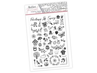 Templite komplekt Aladine Bullet Journal 53tk Spring blistril hind ja info | Kunstitarbed, voolimise tarvikud | kaup24.ee