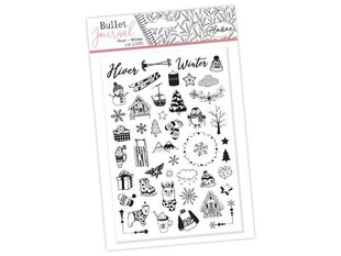 Templite komplekt Aladine Bullet Journal 46tk Winter blistril hind ja info | Kunstitarbed, voolimise tarvikud | kaup24.ee