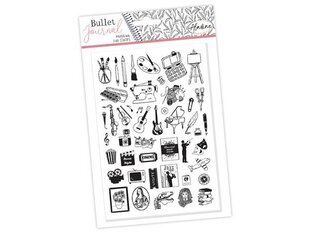 Templite komplekt Aladine Bullet Journal 46tk Hobbies blistril hind ja info | Kunstitarbed, voolimise tarvikud | kaup24.ee