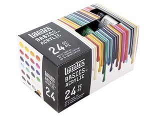 Akrüülvärvi komplekt Liquitex Basics 24x22ml hind ja info | Kunstitarbed, voolimise tarvikud | kaup24.ee