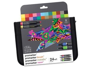 Markerite komplekt W&N Promarker, 24tk цена и информация | Принадлежности для рисования, лепки | kaup24.ee
