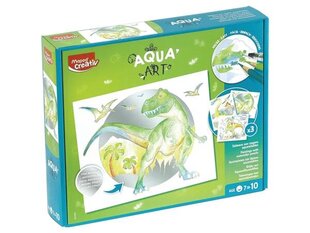 Piltide värvimise komplekt Maped Creativ Aqua Art Dinosaurus цена и информация | Развивающие игрушки | kaup24.ee