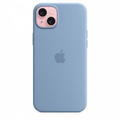 Apple iPhone 15 Plus Silicone Case with MagSafe - Winter Blue MT193ZM/A цена и информация | Чехлы для телефонов | kaup24.ee
