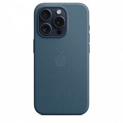 Apple iPhone 15 Pro FineWoven Case with MagSafe - Pacific Blue MT4Q3ZM/A цена и информация | Чехлы для телефонов | kaup24.ee