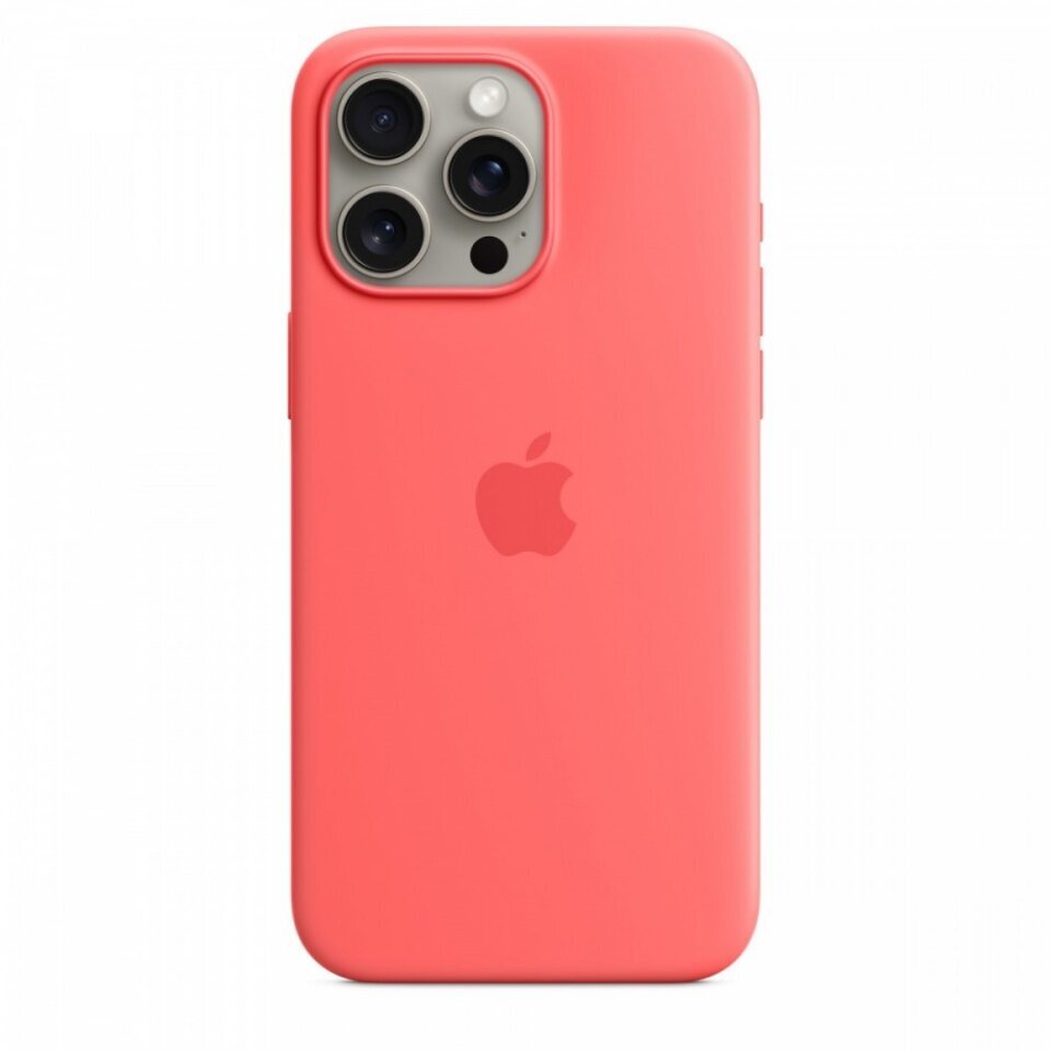 Apple iPhone 15 Pro Max Silicone Case with MagSafe - Guava MT1V3ZM/A цена и информация | Telefoni kaaned, ümbrised | kaup24.ee