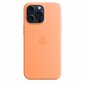 Apple iPhone 15 Pro Max Silicone Case with MagSafe - Orange Sorbet MT1W3ZM/A цена и информация | Telefoni kaaned, ümbrised | kaup24.ee