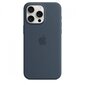 Apple iPhone 15 Pro Max Silicone Case with MagSafe - Storm Blue MT1P3ZM/A цена и информация | Telefoni kaaned, ümbrised | kaup24.ee