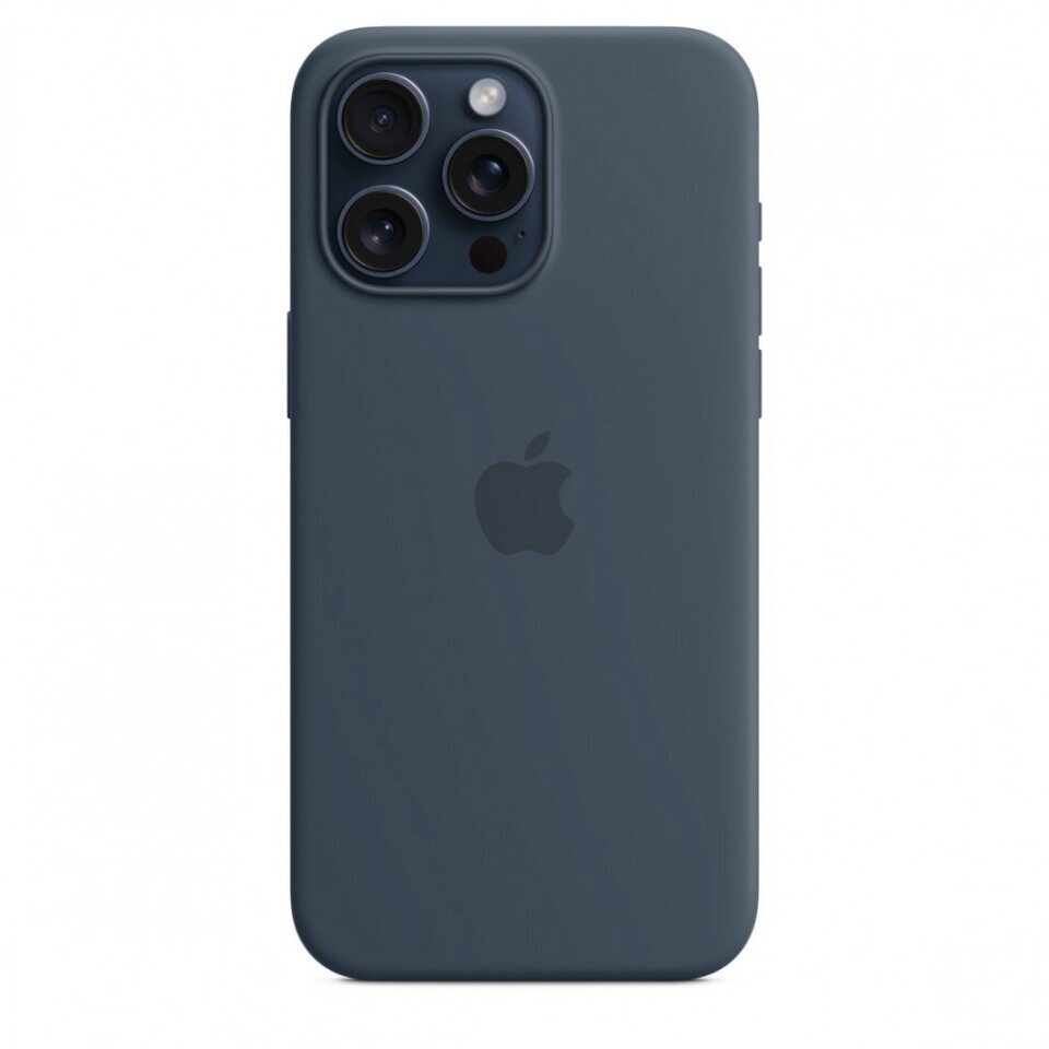 Apple iPhone 15 Pro Max Silicone Case with MagSafe - Storm Blue MT1P3ZM/A цена и информация | Telefoni kaaned, ümbrised | kaup24.ee