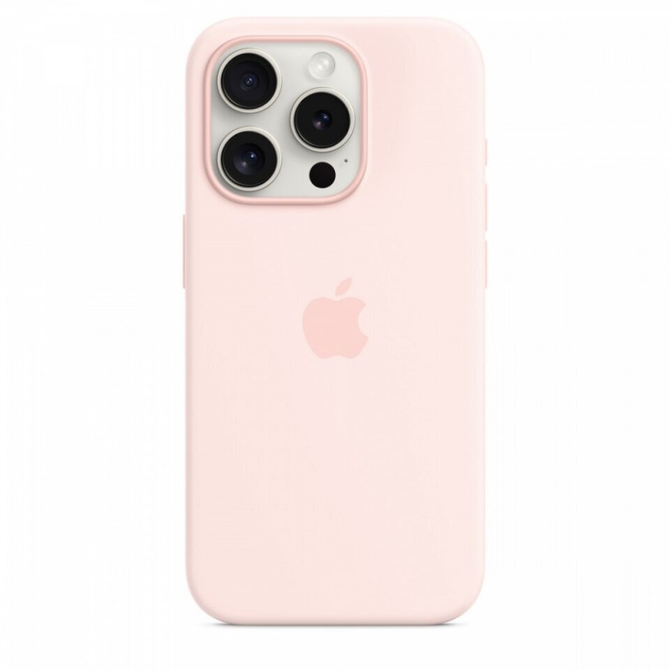 Apple iPhone 15 Pro Silicone Case with MagSafe - Light Pink MT1F3ZM/A hind ja info | Telefoni kaaned, ümbrised | kaup24.ee
