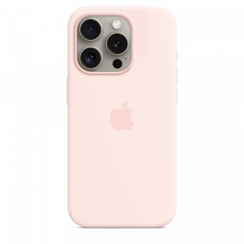 Apple iPhone 15 Pro Silicone Case with MagSafe - Light Pink MT1F3ZM/A hind ja info | Telefoni kaaned, ümbrised | kaup24.ee