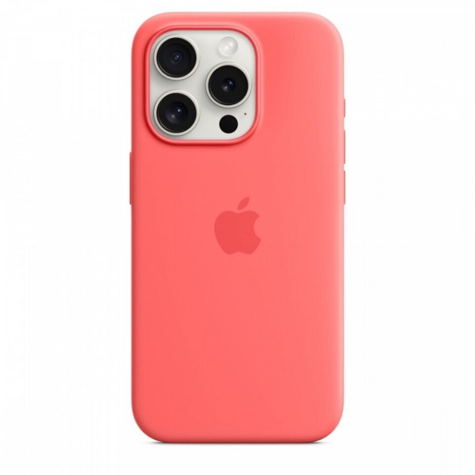 Apple iPhone 15 Pro Silicone Case with MagSafe - Orange Sorbet MT1H3ZM/A цена и информация | Telefoni kaaned, ümbrised | kaup24.ee