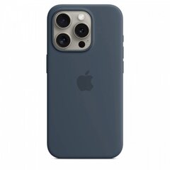 Apple iPhone 15 Pro Silicone Case with MagSafe - Storm Blue MT1D3ZM/A цена и информация | Чехлы для телефонов | kaup24.ee