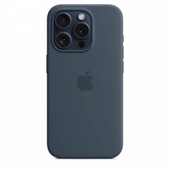 Apple iPhone 15 Pro Silicone Case with MagSafe - Storm Blue MT1D3ZM/A цена и информация | Чехлы для телефонов | kaup24.ee