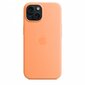 Apple iPhone 15 Silicone Case with MagSafe - Orange Sorbet MT0W3ZM/A цена и информация | Telefoni kaaned, ümbrised | kaup24.ee