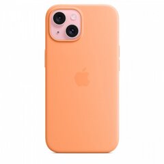 Apple iPhone 15 Silicone Case with MagSafe - Orange Sorbet MT0W3ZM/A цена и информация | Чехлы для телефонов | kaup24.ee