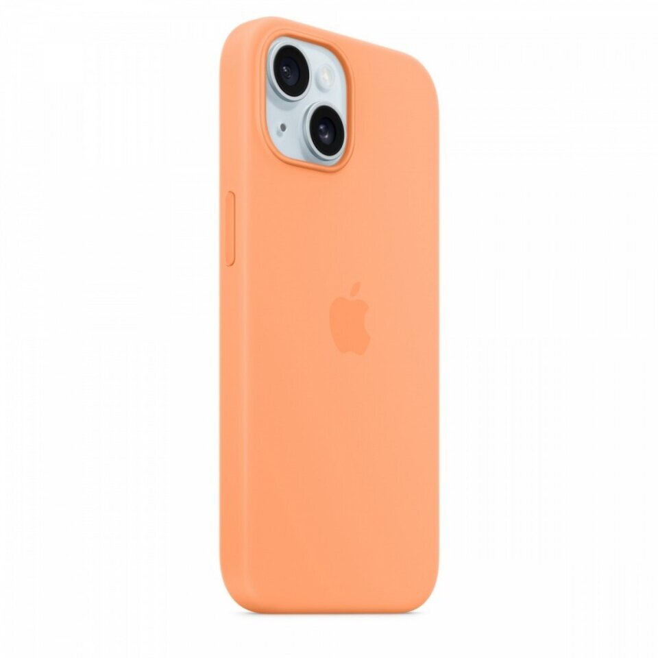 Apple iPhone 15 Silicone Case with MagSafe - Orange Sorbet MT0W3ZM/A цена и информация | Telefoni kaaned, ümbrised | kaup24.ee