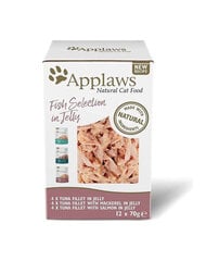 Applaws Cat Pouch Multipack koos kalaga, 16x70 g hind ja info | Konservid kassidele | kaup24.ee