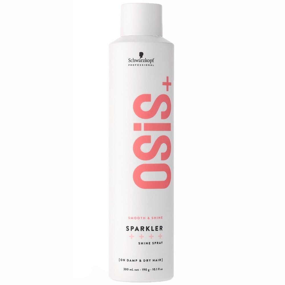 Läikiv juukselakk Schwarzkopf Osis+ Sparkler, 300 ml цена и информация | Viimistlusvahendid juustele | kaup24.ee