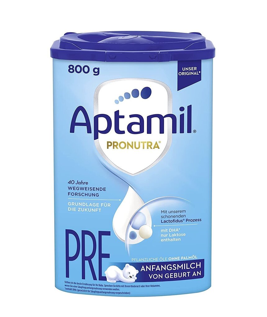 Piimasegu Apamil Pronutra Pre, 0+ kuud, 800 g цена и информация | Eriotstarbelised piimasegud | kaup24.ee