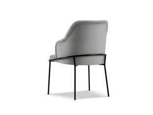 Кресло Cosmopolitan Design Sandrine, серый/черный цвет цена и информация | Стулья для кухни и столовой | kaup24.ee