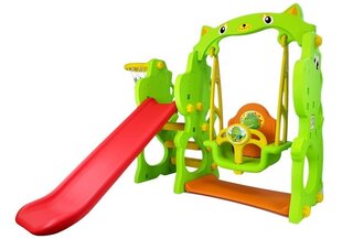 Детский развлекательный комплекс на открытом воздухе, динозавр цена и информация | Детские игровые домики | kaup24.ee