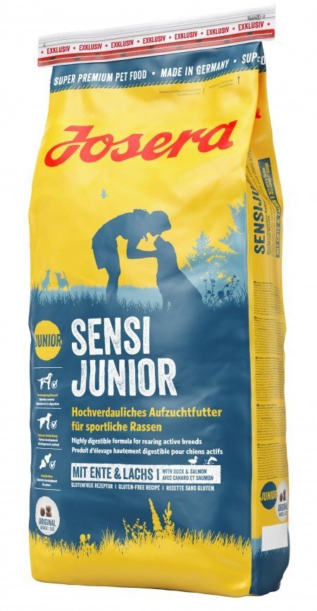 Kuivtoit koertele Josera Sensi Junior kasvavatele kutsikatele, 15 kg hind ja info | Kuivtoit koertele | kaup24.ee