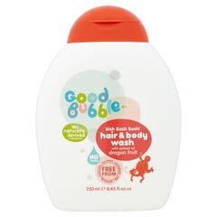 2in1 niisutav šampoon-dušigeel lastele Good Bubble, 250 ml hind ja info | Laste ja ema kosmeetika | kaup24.ee