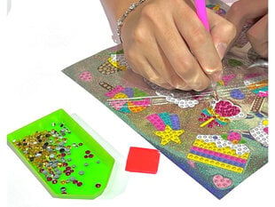 Набор алмазной мозаики с наклейками, Животные цена и информация | Развивающие игрушки | kaup24.ee