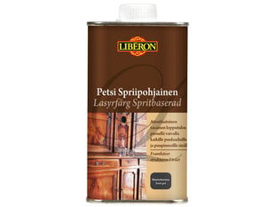 Lasuurpeits Liberon 250ml piiritusbaasiline mustjashall hind ja info | Värvid | kaup24.ee