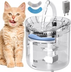 Автоматический фонтанчик для кошек и собак, 2л. цена и информация | Миски, ящики для корма | kaup24.ee