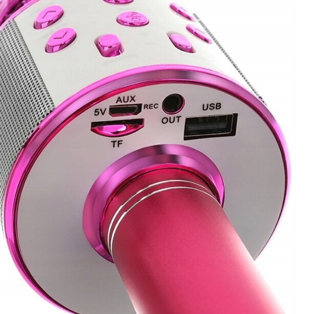 Kõlariga karaokemikrofon, roosa hind ja info | Arendavad mänguasjad | kaup24.ee