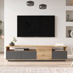 TV alus 180cm x 44,6cm x44,5cm, must цена и информация | Тумбы под телевизор | kaup24.ee