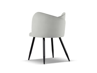 Кресло Cosmopolitan Design Santana, серый/черный цвет цена и информация | Стулья для кухни и столовой | kaup24.ee