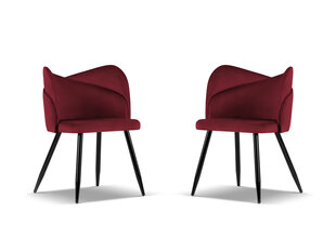 Toolide komplekt Cosmopolitan Design Santana, punane, 2 tooli hind ja info | Söögitoolid, baaritoolid | kaup24.ee